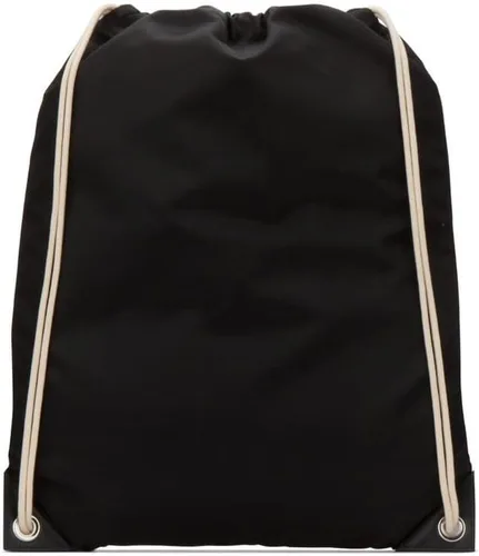 Vista 4 de Prada Mochila unisex con cordón de nylon Tessuto negro 2VZ030, Negro -, Mochilas Sling