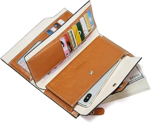 Vista 8 de BOSTANTEN Bolso de cuero del cubo del diseñador Hobo bolsos de hombro conjunto con monederos del embrague paquete con la cartera de cuero