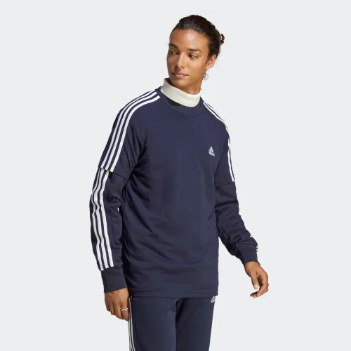 Vista 4 de adidas Camiseta Essentials Single Jersey de 3 rayas para hombre