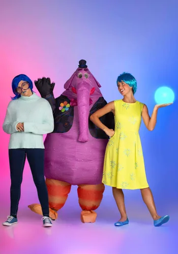 Vista 6 de Disfraz de Alegría para Niñas de Disney y Pixar Inside Out Multicolor