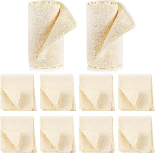 Vista 11 de 10 piezas de kit de paños para pulir zapatos con aplicadores para brillo, paños de limpieza para zapatos de cuero y botas, paños de microfibra