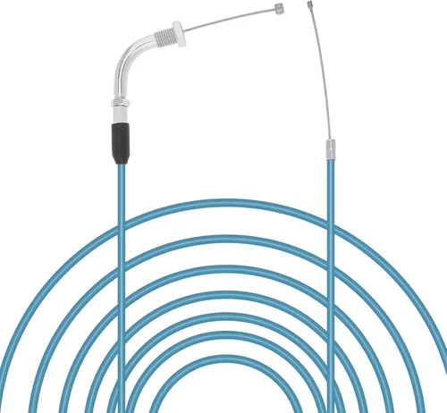Vista 12 de Windance Cable del acelerador de repuesto de motocicleta de alto rendimiento, 74.8 in, cable de acelerador de carburador deslizante plano ajustable