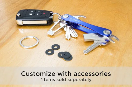 Vista 8 de KeySmart Classic - Llavero compacto con soporte y organizador 2 14 llaves