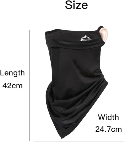 Vista 9 de Máscara facial de verano para motocicleta de hielo frío para hombre pasamontañas pañuelo para la cabeza para correr ciclismo pesca al aire libre