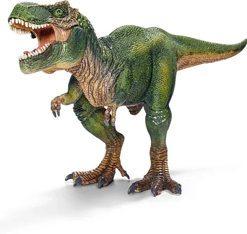 Vista 11 de Schleich Dinosaurios – Juego de 4 piezas de dinosaurios rojos para niños y niñas – con figura de T Rex, Allosaurus, Intrepidus y Majungasaurus