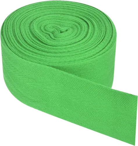 Vista 58 de PATIKIL Cinta de sarga de algodón de 1 pulgada, 50 yardas, cinta de algodón, cinta de encuadernación al bies, cinta de espiga para costura, Verde