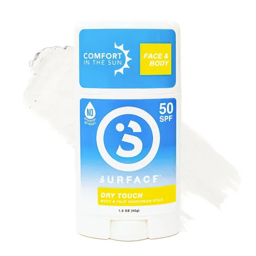 Vista 10 de Surface TROPIX - Protector solar transparente en barra, resistente al agua, de amplio espectro UVA/UVB, protección de secado rápido, sin PABA, SPF
