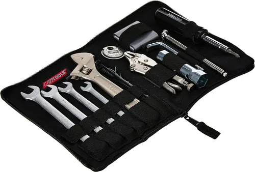 Vista 3 de CruzTOOLS EKM1 EconoKIT M1 Kit de herramientas para motocicleta métrica japonesa, ATV, UTV