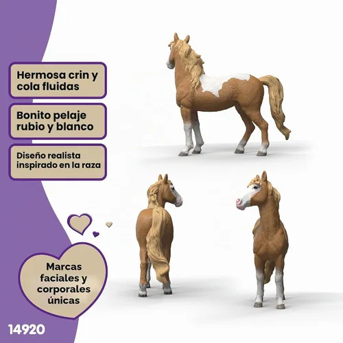 Vista 3 de Schleich Horse Club - Figura de juguete Mustang Mare - Niños a partir de 5