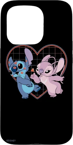 Vista 14 de Disney Lilo and Stitch Angel Heart Kisses - Carcasa para iPhone 17