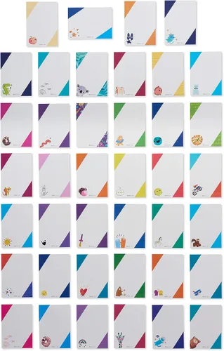 Vista 2 de American Greetings Mini tarjetas de notas para niños, esparce sonrisas (40 unidades)