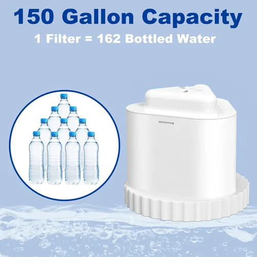Vista 3 de Paquete de 3 filtros compatibles con jarra de agua Epic Aquagear Seychelle, filtro de repuesto para jarra de agua de 150 galones para jarra