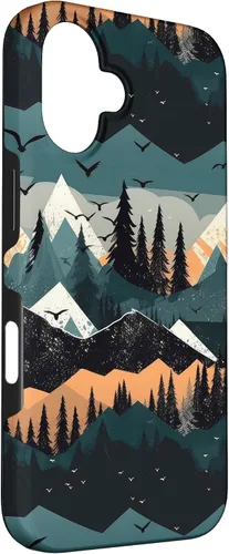 Vista 3 de iPhone 16 Abstract Outdoor Landscape Aesthetic Mountain Case