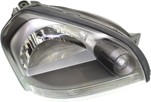 Vista 7 de Evan Fischer Faro delantero lateral del conductor y del pasajero para Hyundai Tucson 2005-2009 halógeno con bombillas con luz de señal de giro