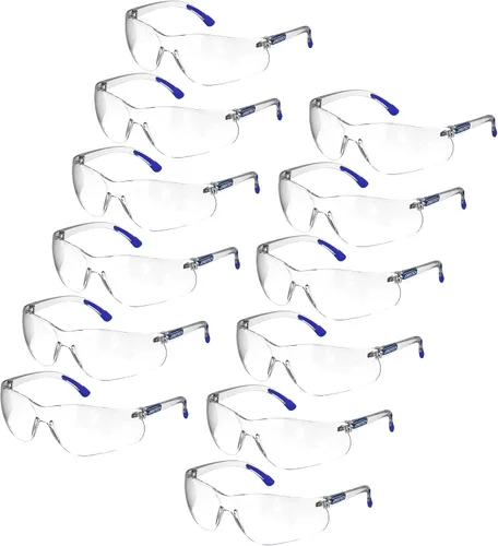 Vista 9 de JORESTECH Gafas de seguridad transparentes ANSI Z87+ para protección UV y de alto impacto