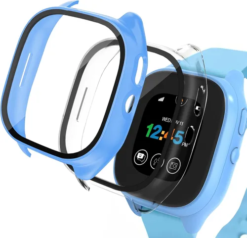 Vista 13 de Kuaguozhe Paquete de 2 fundas compatibles con Gizmo Watch 2, protector de pantalla para niños (paquete de 2), funda protectora general