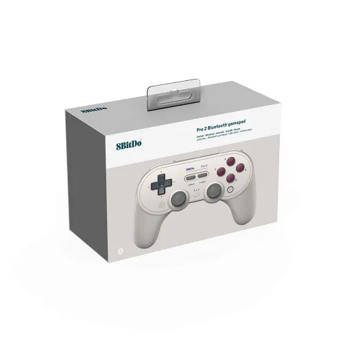 Vista 5 de 8BitDo Pro 2 Bluetooth Controller for Switch, PC, macOS, Android, Steam Deck & Raspberry Pi (G Classic Edition)