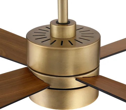 Vista 7 de Ventiladores de techo dorados de 52 pulgadas con luces y control remoto Latón - 52 pulgadas
