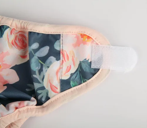 Vista 8 de Funda para pañales para recién nacidos con broche y pestaña de lavado, material PUL, 1 unidad