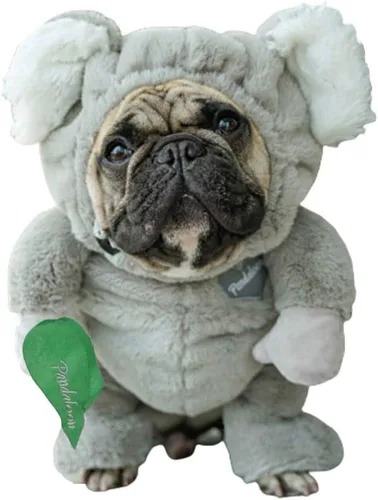 Vista 2 de Pandaloon - Disfraz de oso panda de peluche, para perro y mascota - como se vio en el programa Shark Tank.
