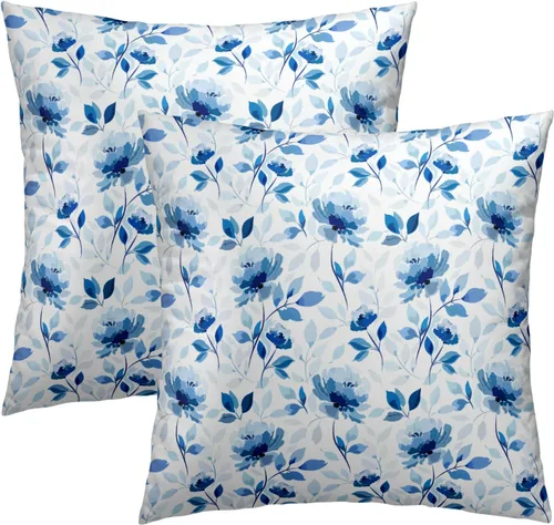 Vista 10 de Giwawa Juego de 2 fundas de almohada decorativas con diseño floral de girasol de 16 x 16 pulgadas, fundas de cojín decorativas para el hogar, sofá
