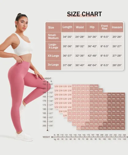 Vista 6 de Natural Feelings Buttercloud - Paquete de 3 leggings para mujer, cintura alta, pantalones de yoga suaves como la mantequilla, para uso diario