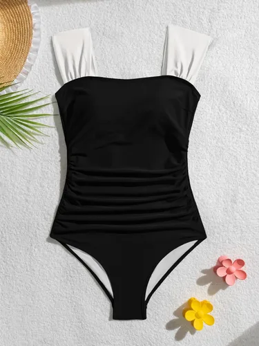 Vista 5 de B2prity Traje de baño de una pieza para mujer con control de abdomen