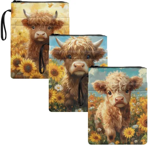 Vista 15 de Forchrinse Lindas fundas de libro de abejas para libros de bolsillo, 11.4 x 8.7 pulgadas, funda lavable de libro Sox para amantes de los libros