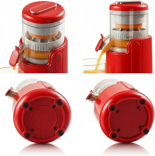 Vista 5 de Exprimidor eléctrico portátil de cítricos, exprimidor de naranja recargable portátil y exprimidor de limón con USB recargable, operación de un solo