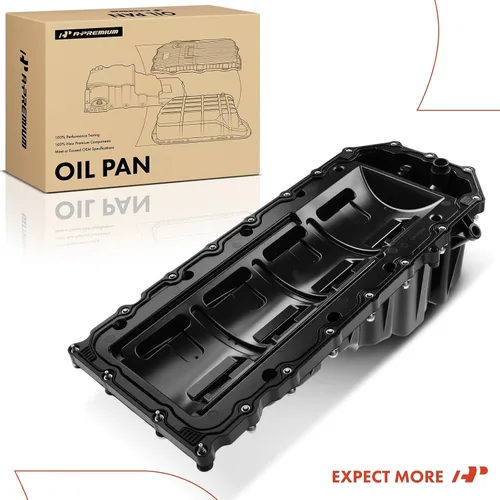 Vista 10 de A-Premium - Sump de aceite de motor con tapón de drenaje y pernos Compatible with Dodge Durango 2011-2015, Jeep Grand Cherokee 2011-2018, 5.7L