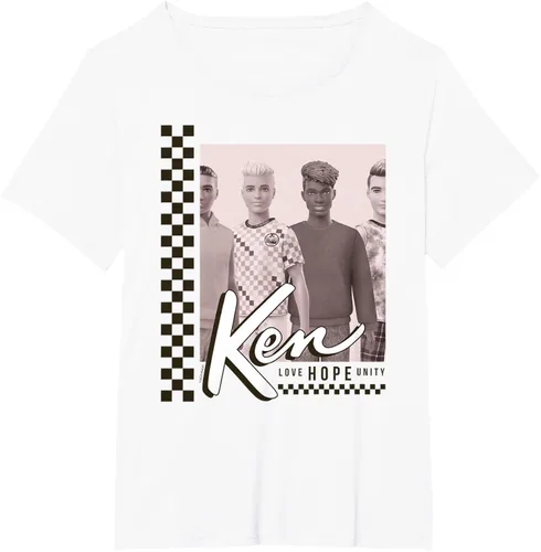 Vista 38 de Barbie - Camiseta Ken Love Hope Unity Blanco