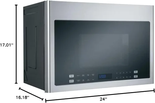 Vista 9 de Haier Microondas de acero inoxidable de 24 in. 1.4 pies cúbicos