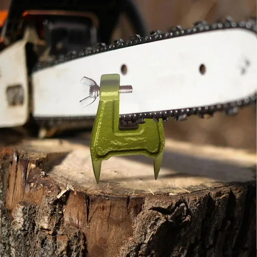 Vista 4 de Timber Tuff Tornillo portátil para afilar motosierra con inclusión de tornillo de pulgar y revestimiento de pintura para herramientas y mejoras