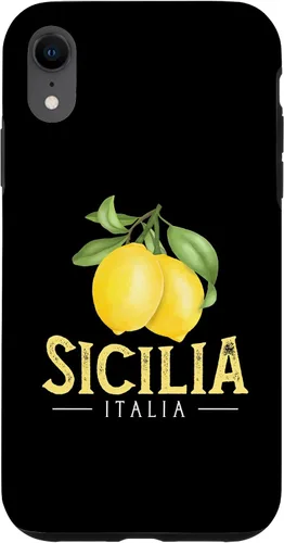 Vista 24 de iPhone 11 Pro Max Sicilia Italia Limones italianos Funda siciliana orgullosa