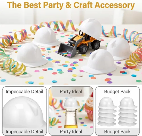 Vista 4 de ABOOFAN 10 cascos de pollo para mascotas, mini casco duro, mini sombrero de construcción y casco de seguridad en miniatura, pequeñas gorras
