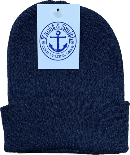 Vista 3 de Yacht & Smith Paquete de 144 gorros térmicos elásticos a granel, gorros de invierno unisex