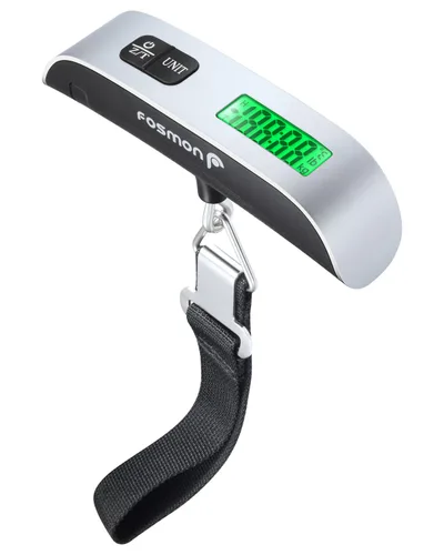 Vista 9 de Fosmon Báscula digital de equipaje, báscula de equipaje de maleta de 110