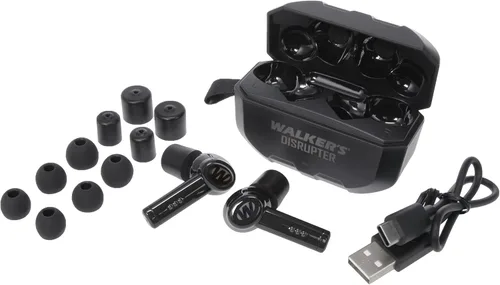 Vista 4 de Walker's Disrupter Auriculares Bluetooth – Caza Range Shooting Estilo de vida activo Protección auditiva Mejora auditiva Cancelación de ruido