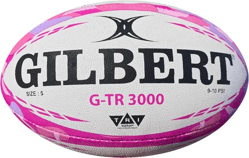 Vista 2 de Gilbert G-TR3000 - Pelota de entrenamiento de rugby de camuflaje rosa