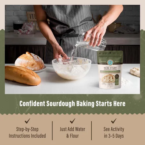 Vista 3 de My Rustic Roots Sure Start - Iniciador de masa madre sin gluten, totalmente