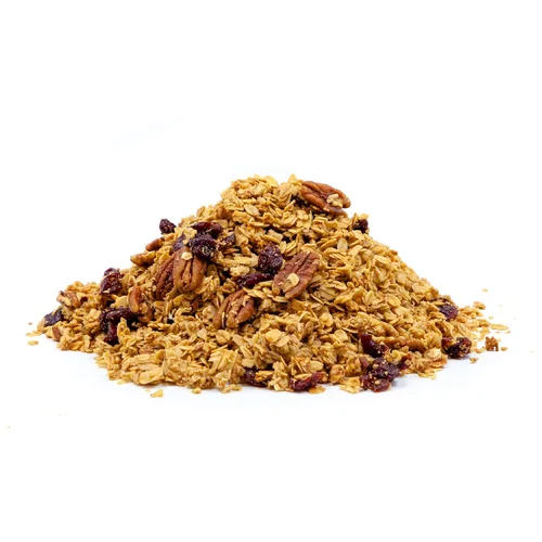 Vista 4 de Mrs. Barr's Natural Foods Granola Cereza y Nuez Avena orgánica certificada sin gluten Textura suave Lote pequeño Calidad gourmet