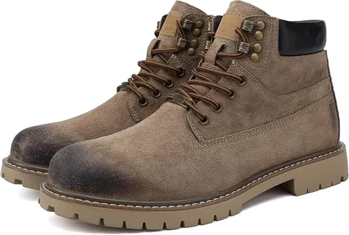 Vista 2 de EYUSHIJIA Botas de senderismo impermeables para hombre, botas de nieve para caminar