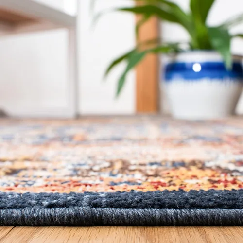Vista 18 de SAFAVIEH Bijar Collection - Alfombra decorativa de 2 pies 3 pulgadas x 4 pies, marfil y óxido, diseño oriental envejecido, no desprende pelusa