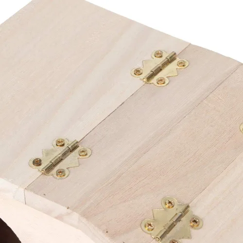 Vista 5 de Caja anidable de periquitos, casa de madera para nidos de pájaros para mascotas, jaula de cría de cacatúas con perca, accesorios para loros