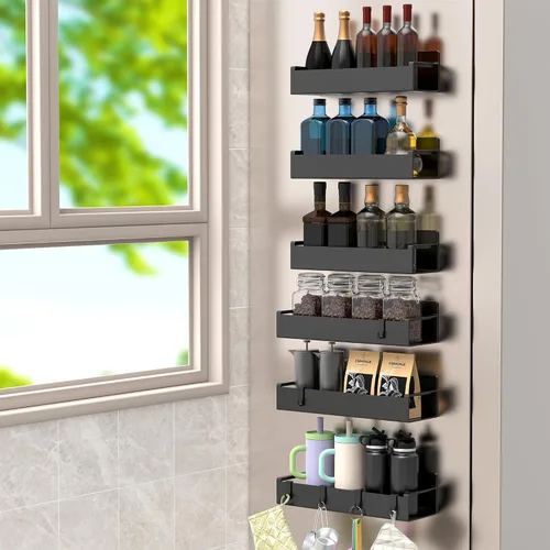 Vista 34 de HuggieGems Soporte Magnético para Botella de Agua para Refrigerador, Organizador de Portavasos para Stanley y Tumbler para Cocina, Paquete de 6