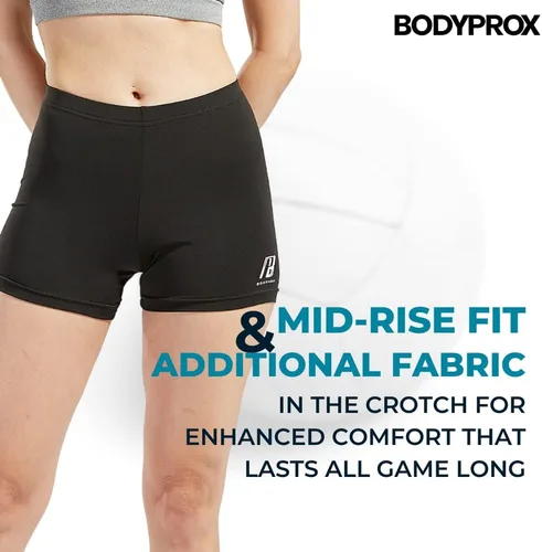 Vista 5 de Bodyprox - Pantalones cortos de voleibol para mujer