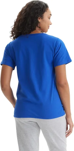 Vista 2 de Hanes Pack de camisetas con cuello en V Nano de algodón premium para mujer, 3XL