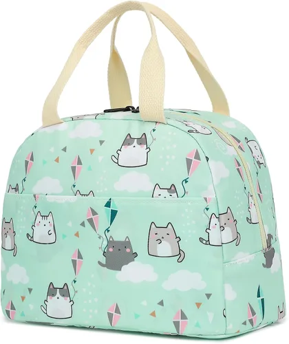 Vista 13 de Lonchera aislada con aguacate para mujeres, lonchera reutilizable para el trabajo, escuela, picnic, viajes