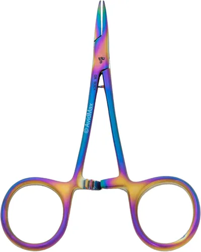 Vista 2 de Dr. Slick abrazadera, 4.0 in, bucles dorados, recta