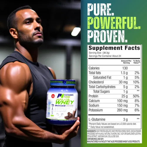 Vista 7 de Performance Inspired Nutrition Isolate - Proteína de suero en polvo – 0.88 oz de proteína de absorción rápida – BCAA y L-glutamina añadida – Limpio